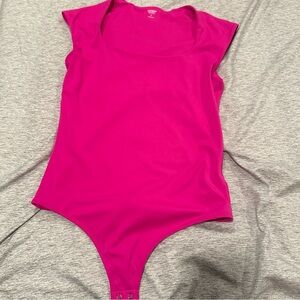 Express Pink One Piece Bodysuit (SIZE M)